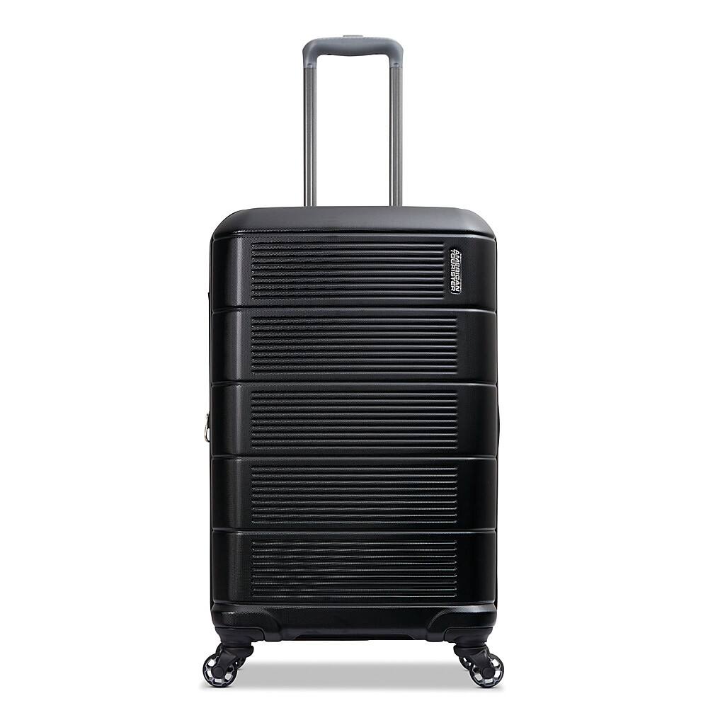 Angle. American Tourister - Stratum 2.0 27" Expandable Spinner Suitcase - Jet Black.
