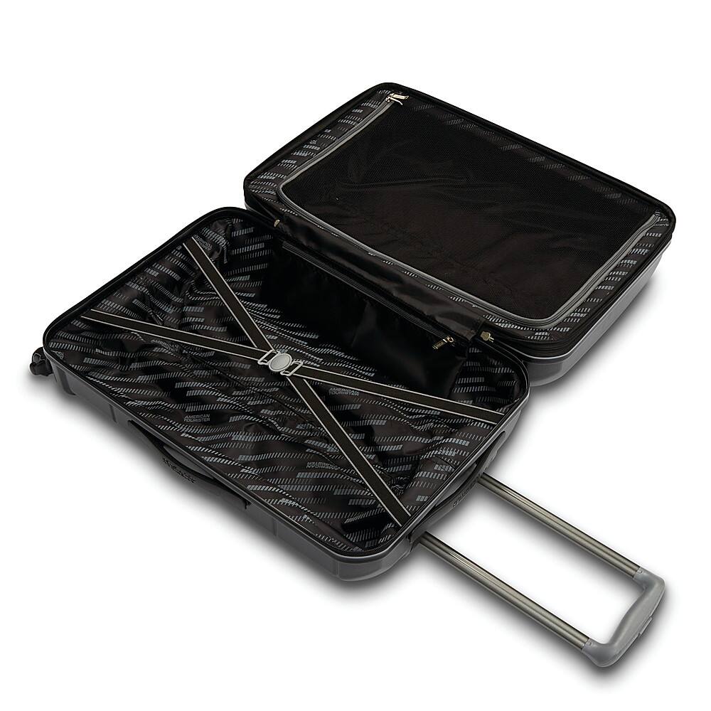Alt View 11. American Tourister - Stratum 2.0 27" Expandable Spinner Suitcase - Jet Black.