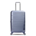Angle. American Tourister - Stratum 2.0 27" Expandable Spinner Suitcase - Slate Blue.