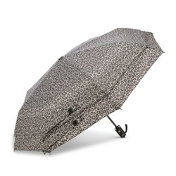 Samsonite - Windguard Auto Open/Close Umbrella - Gray/Black Cheetah - Front_Zoom