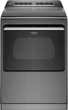 Whirlpool - 7.4 Cu. Ft. Smart Gas Dryer with Steam and Advanced Moisture Sensing - Chrome Shadow