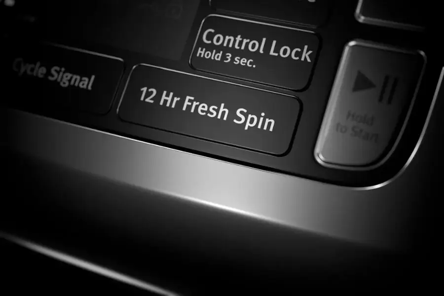 Alt View 11. Maytag - 4.5 Cu. Ft. High-Efficiency Stackable Front Load Washer with Steam and Fresh Spin - Volcano Black.