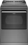 Whirlpool - 7.4 Cu. Ft. Smart Electric Dryer with Steam and Advanced Moisture Sensing - Chrome Shadow