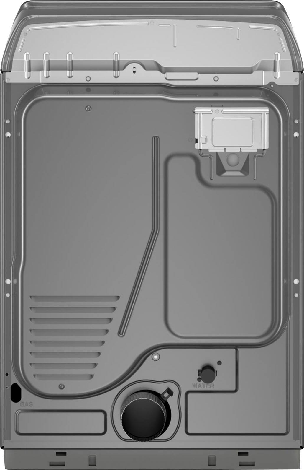 Alt View 2. Whirlpool - 7.4 Cu. Ft. Smart Electric Dryer with Steam and Advanced Moisture Sensing - Chrome Shadow.
