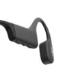 Left. Shokz - OpenSwim Bone Conduction Open-Ear MP3 Swimming Headphones - Black.