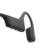 Left. Shokz - OpenSwim Bone Conduction Open-Ear MP3 Swimming Headphones - Black.