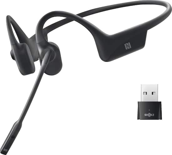 Shokz OpenComm UC Wireless Bone Conduction Stereo Bluetooth