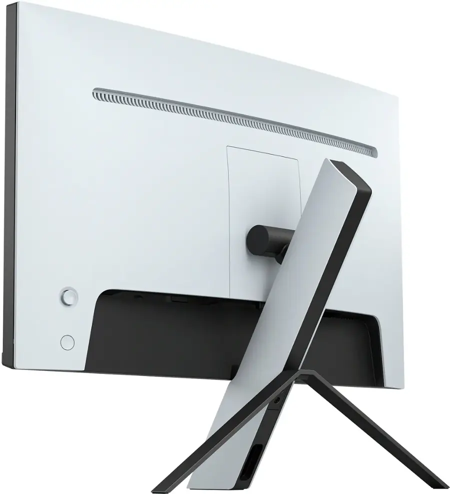 Back. Sony - 27” INZONE M9 4K HDR 144Hz Gaming Monitor with Full Array Local Dimming and NVIDIA G-SYNC - White.