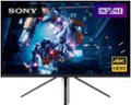 Front Zoom. Sony - 27” INZONE M9 4K HDR 144Hz Gaming Monitor with Full Array Local Dimming and NVIDIA G-SYNC - White.