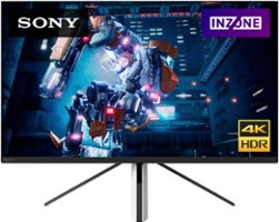 Sony - 27” INZONE M9 4K HDR 144Hz Gaming Monitor with Full Array Local Dimming and NVIDIA G-SYNC - White - Front_Zoom
