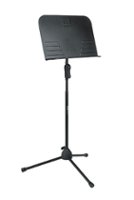 Gator Frameworks - Deluxe Tripod Style Sheet Music Stand - Black - Front_Zoom