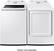 Alt View 3. Samsung - OBX 7.2 Cu. Ft. Electric Dryer with 8 Cycles and Sensor Dry - White.