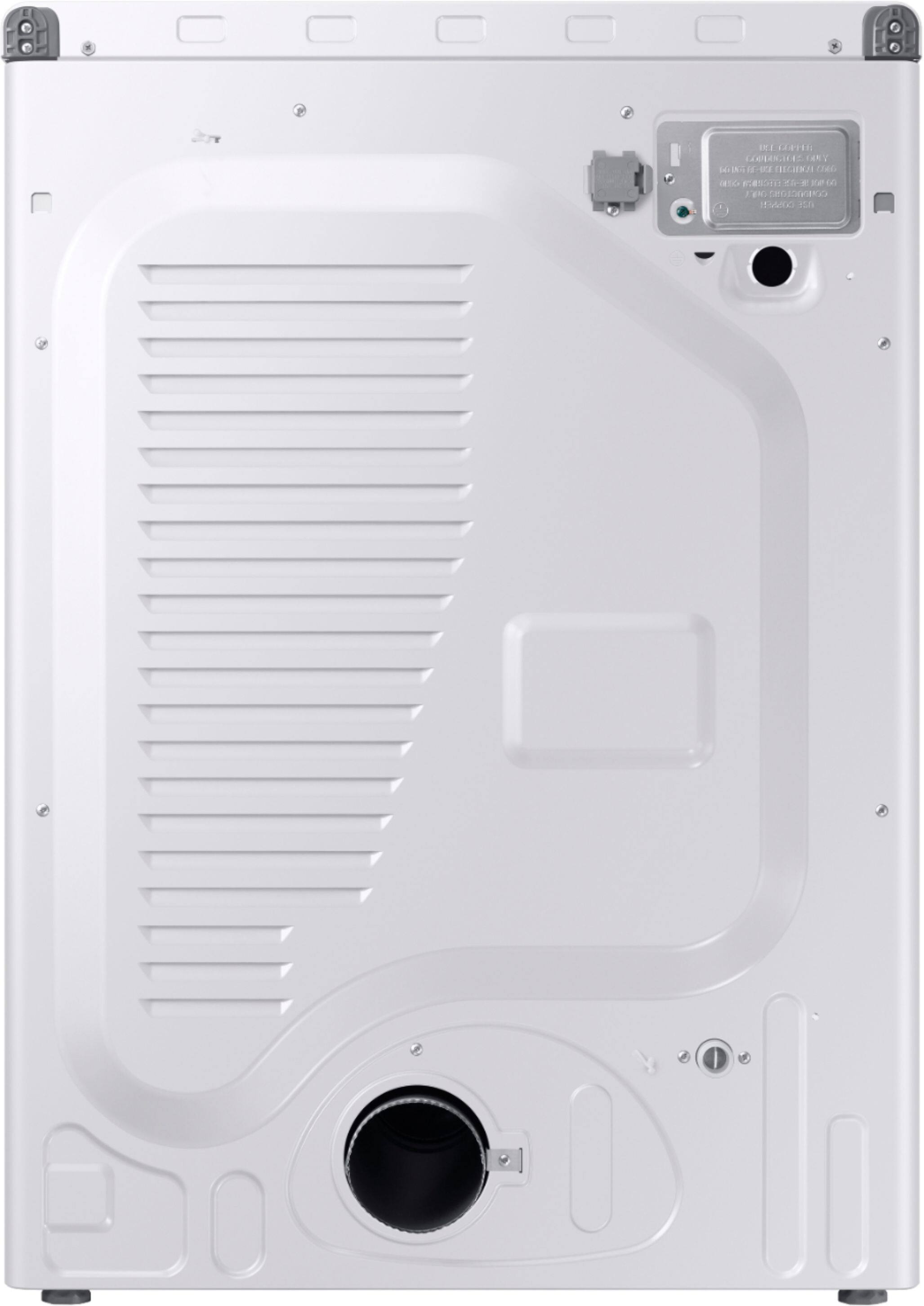 Alt View 21. Samsung - OBX 7.5 Cu. Ft. Stackable Electric Dryer with Sensor Dry - White.