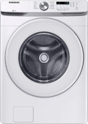 Samsung - OBX 4.5 Cu. Ft. High Efficiency Stackable Front Load Washer with Vibration Reduction Technology+ - White - Front_Zoom