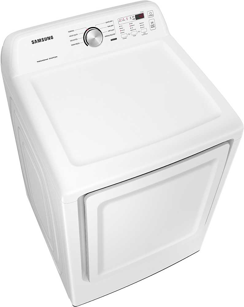 Samsung OBX 7.2 Cu. Ft. Gas Dryer with Sensor Dry White OBX DVG45T3200W