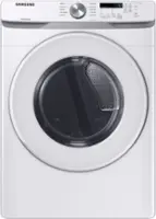 Samsung - OBX 7.5 Cu. Ft. Stackable Gas Dryer with Sensor Dry - White - Front_Zoom