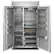 Alt View 3. KitchenAid - 30 Cu. Ft. Side-by-Side Built-In Refrigerator with Under-Shelf Prep Zone - Stainless Steel.