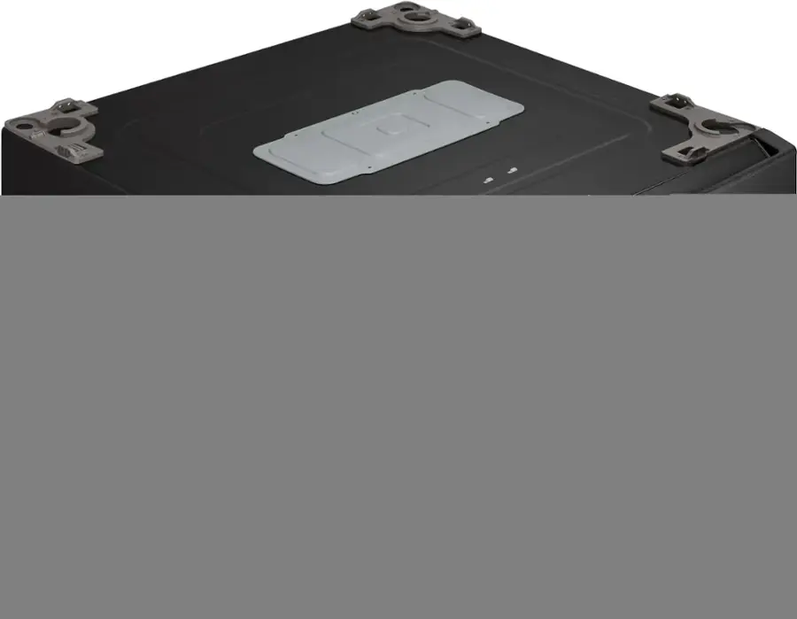 Angle. LG - SideKick 1.0 Cu. Ft. High-Efficiency Smart Top Load Pedestal Washer - Black Steel.