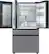 Alt View 13. Samsung - OBX Bespoke 23 cu. ft. Counter Depth 4-Door French Door Refrigerator with Beverage Center - Stainless Steel.