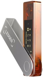 Ledger - Nano X Crypto Hardware Wallet - Bluetooth - Blazing Orange - Front_Zoom