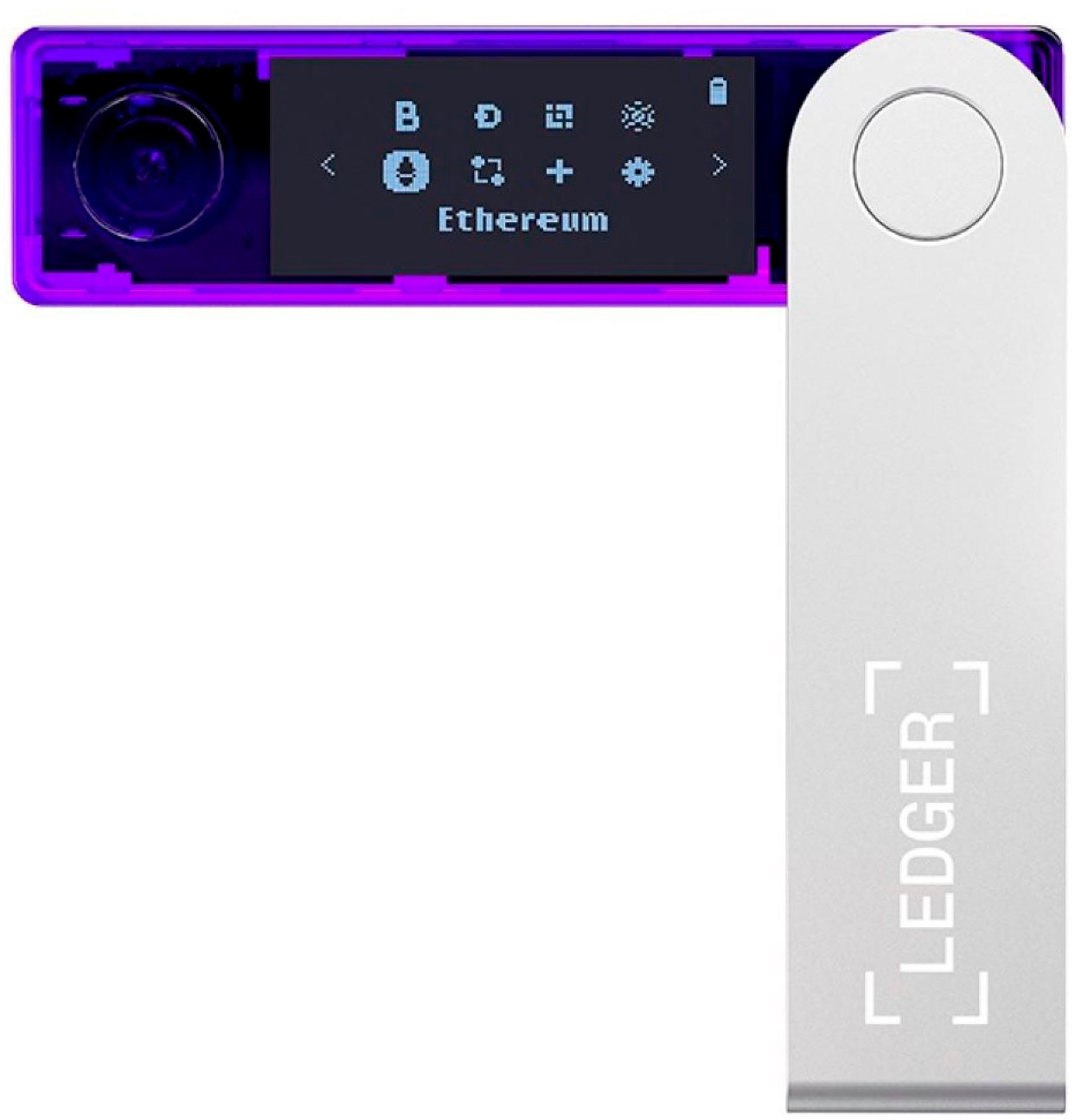 Ledger Nano X Crypto Hardware Wallet Bluetooth Cosmic Purple Nano X Purple  - Best Buy
