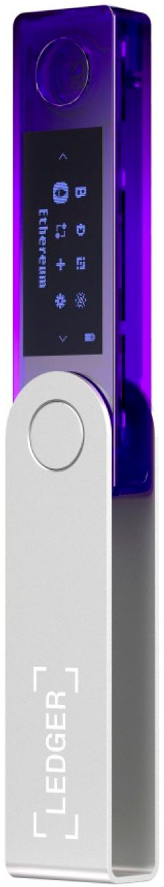 Nano X Crypto Hardware Wallet - Bluetooth - Cosmic Purple 