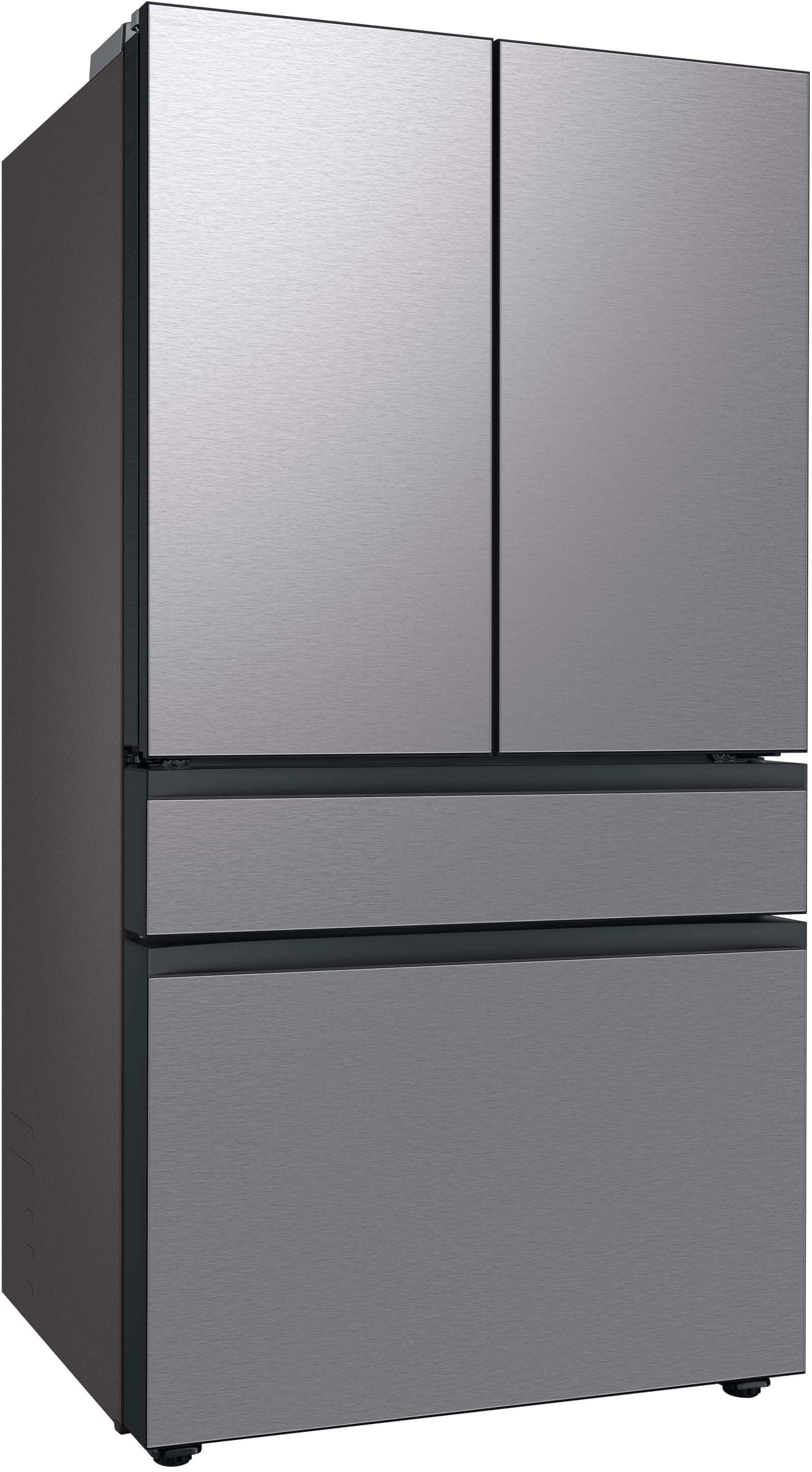 Alt View 11. Samsung - OBX Bespoke 29 cu. ft 4-Door French Door Refrigerator with Beverage Center - Stainless Steel.