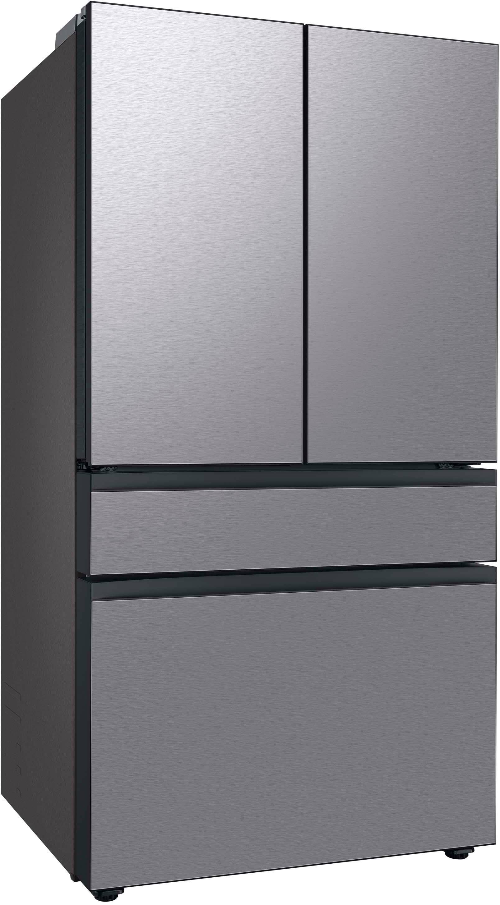 Alt View 11. Samsung - OBX Bespoke 29 cu. ft 4-Door French Door Refrigerator with Beverage Center - Stainless Steel.