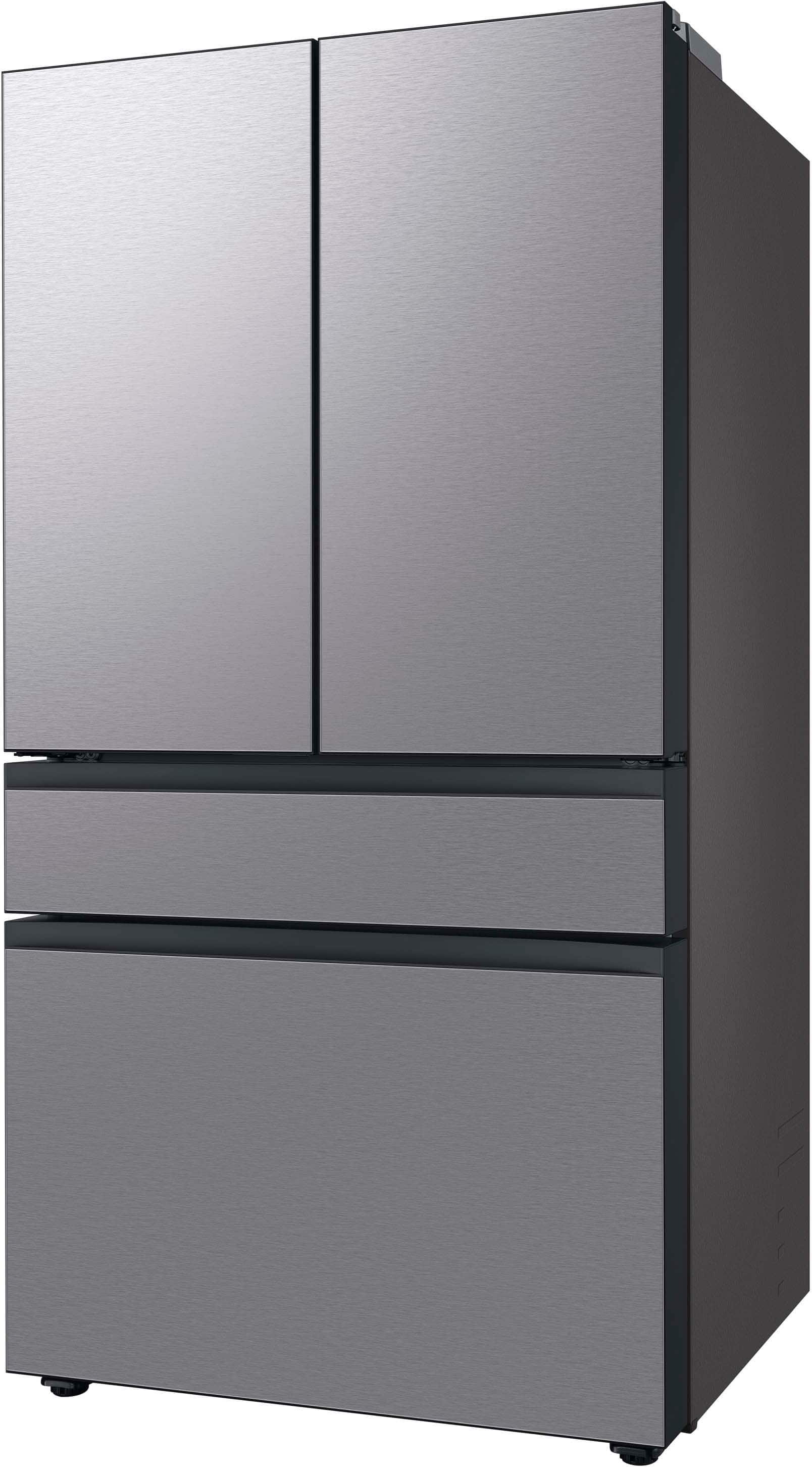 Alt View 12. Samsung - OBX Bespoke 29 cu. ft 4-Door French Door Refrigerator with Beverage Center - Stainless Steel.