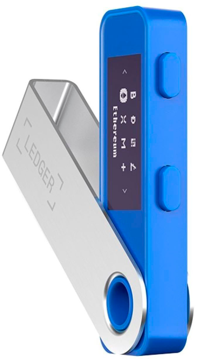 Voting Faculty Junior Ledger - Nano S Plus Crypto Hardware Wallet - Deepsea Blue