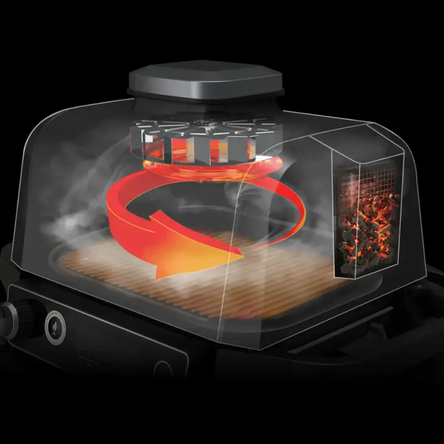 What's in the Box:

* Quick Start Guide
* Grill Grate (141 sq. in. cooking area)
* Removable Woodfire Smoke Box
* Crisper Basket
* Pellet Scoop
* Back of Grill Included
* Grease Tray
* Ninja Woodfire Pellets Signature Blends
* Cripser Basket
* Pellet Scoop
* Woodfire Pellets