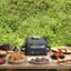 Alt View 11. Ninja - Woodfire Outdoor Grill & Smoker, 7-in-1 Master Grill, BBQ Smoker, & Outdoor Air Fryer with Woodfire Technology - Grey.