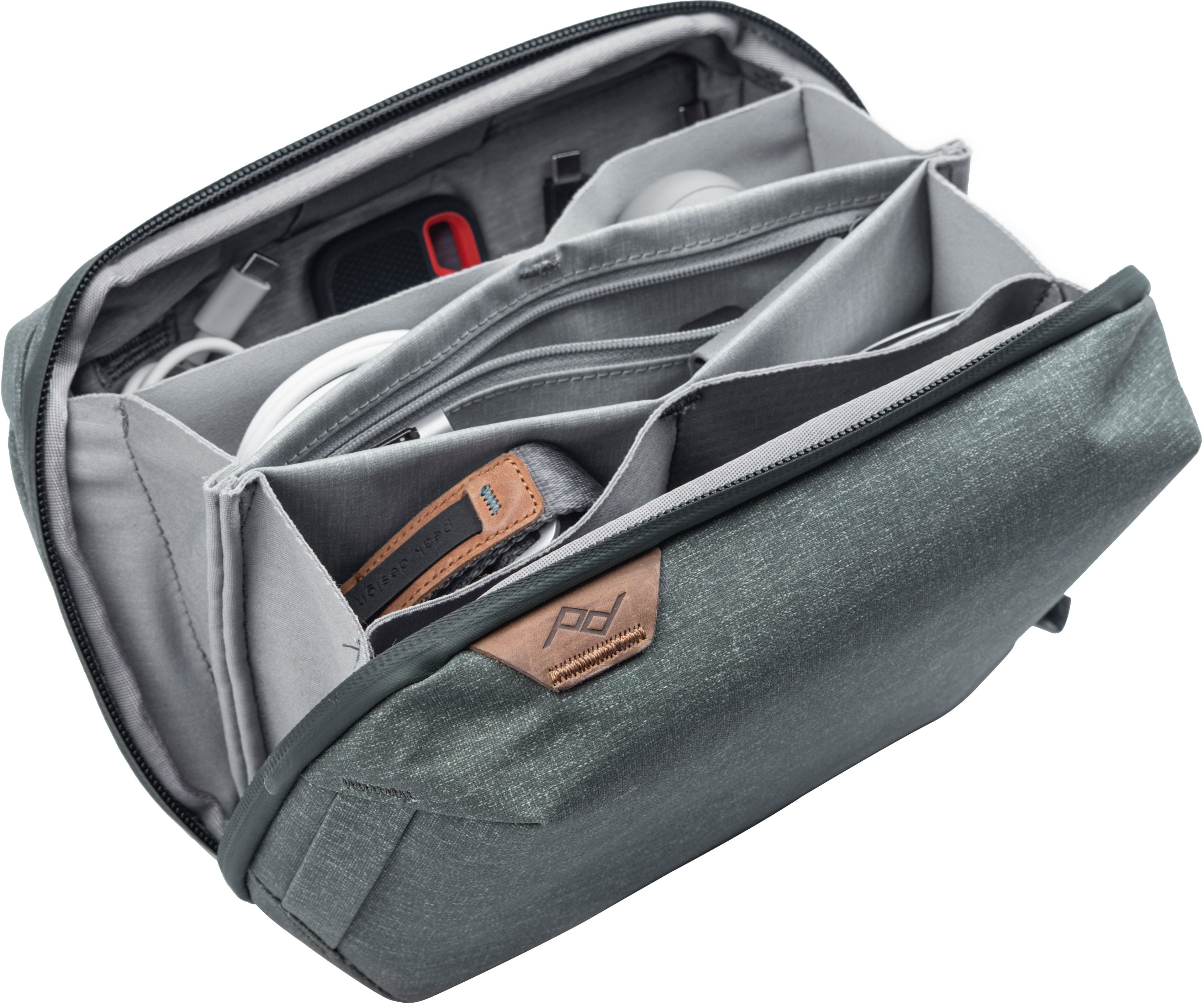 Alt View 12. Peak Design - Tech Pouch - Sage.