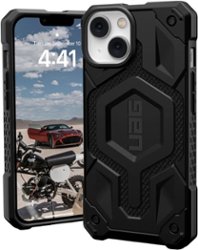 UAG - Monarch Series Case with Magsafe for iPhone 14 & iPhone 13 - Kevlar Black - Front_Zoom