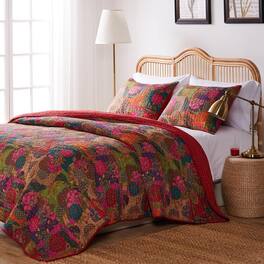 BreeBe - Jewel Quilt Set - 2-Piece Twin/XL - Red