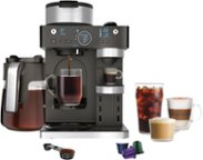De'Longhi All-in-One Combination Coffee Maker & Espresso Machine + Advanced  Adjustable Milk Frother & DeLonghi Double Walled Thermo Espresso Glasses