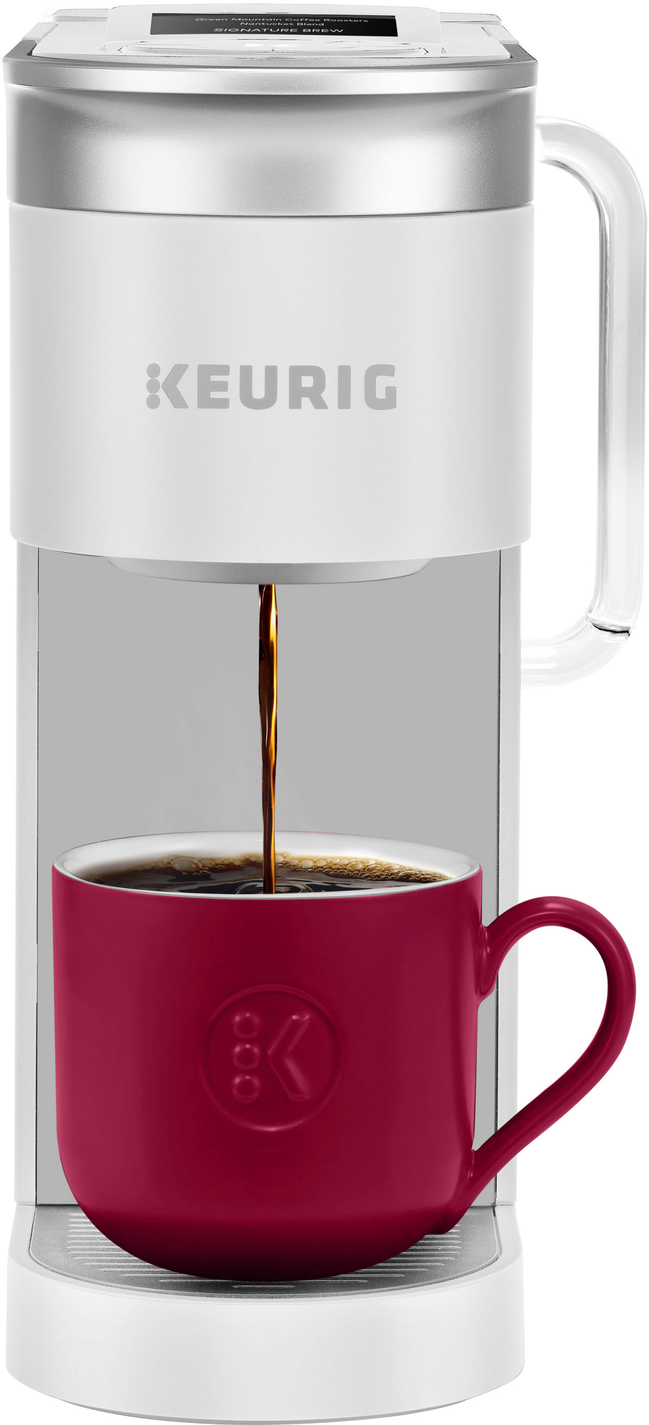 Keurig K-Supreme SMART Coffee Maker, MultiStream Technology, Brews 6-12oz  Cup Sizes, White - Yahoo Shopping