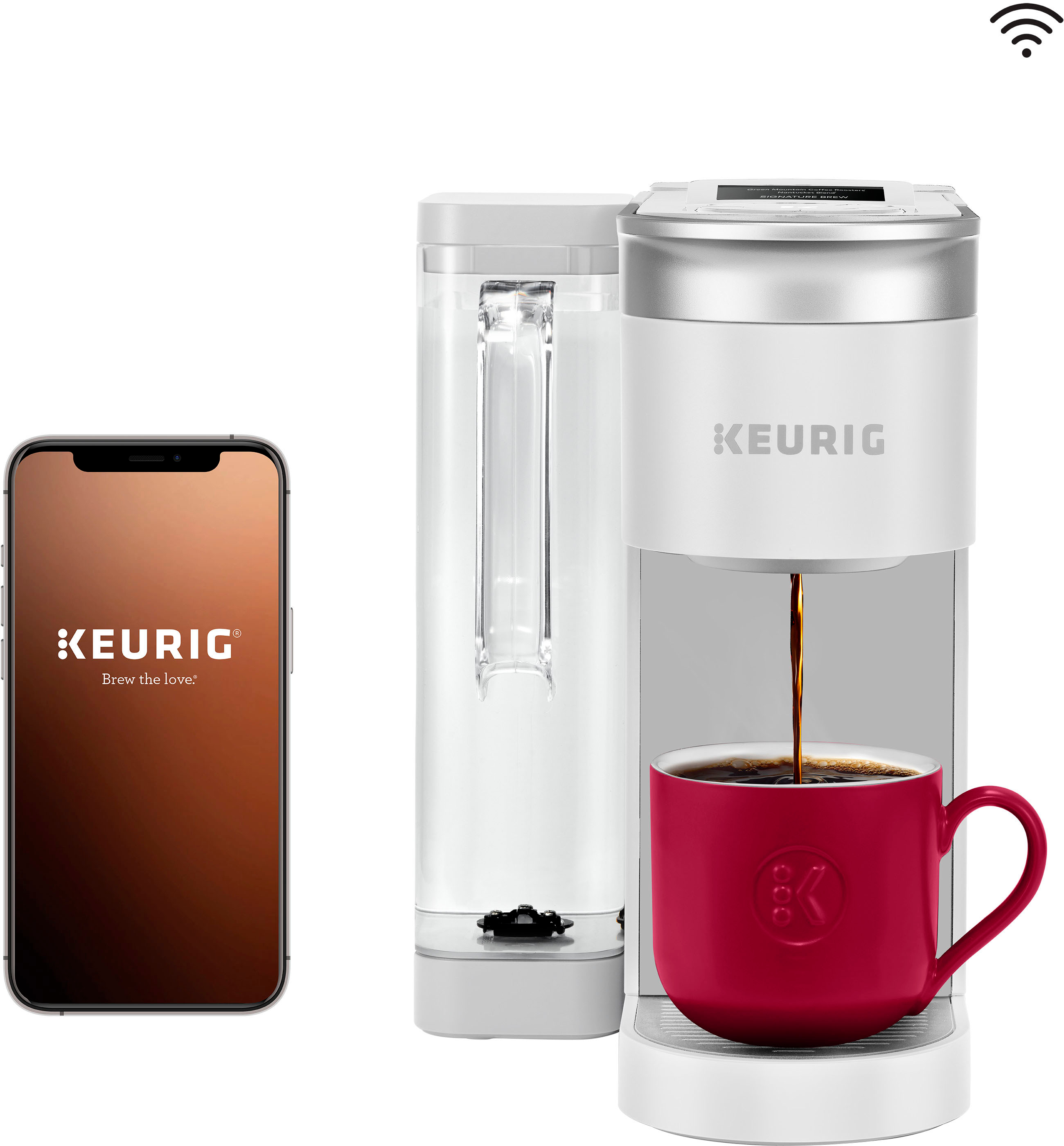 Keurig K-Cafe SMART Coffee Maker and Latte Machine with Wi-Fi Compatibility