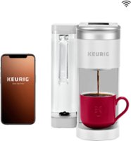 Keurig - K-Supreme SMART Single Serve Coffee Maker with WiFi Compatibility - White - Front_Zoom