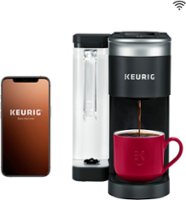 Keurig - K-Supreme SMART Single Serve Coffee Maker with WiFi Compatibility - Black - Front_Zoom