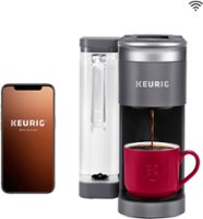 Keurig - K-Supreme SMART Single Serve Coffee Maker with WiFi Compatibility - Gray - Front_Zoom