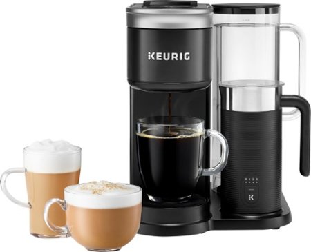 Keurig - K-Cafe SMART Single-Serve Coffee Maker and Latte Machine with WiFi Compatibility - Black