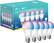 Kasa Smart Wi-Fi Bulb, Multicolor 5-Pack Light Bulb, Wi-Fi Light Multicolor Kasa Smart 5-Pack Wi-Fi LED A19 60 W Equivalent KL 125P5 1 DU 800 Amer Estimated Energy Consumption $1.06