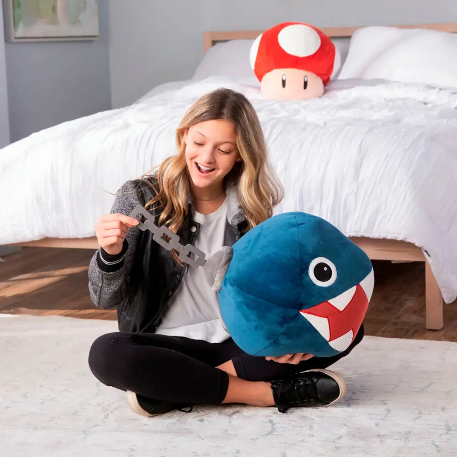 Alt View 19. TOMY - Club Mocchi Mocchi - 15-inch Super Mario Chain Chomp Mega Plush.