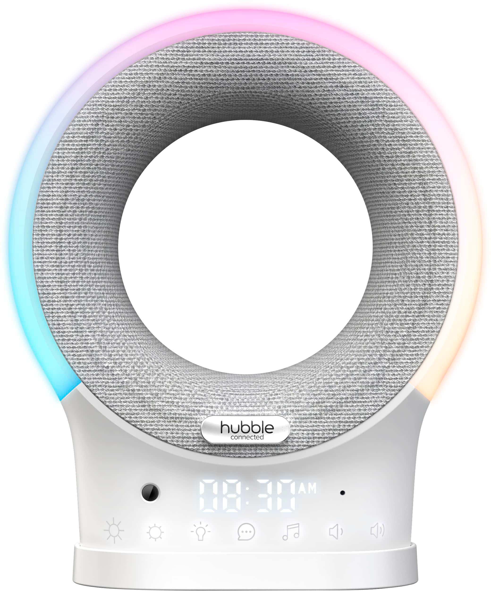 Angle View: Hubble Eclipse+ Smart Wi-Fi Portable Audio Monitor and Soother Machine