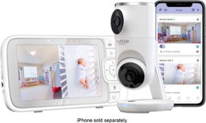 Hubble Connected - Nursery Pal Dual Vision 5" Smart HD Dual Camera Baby Monitor with Motion Tracking and Sleep Routine Management - Front_Zoom