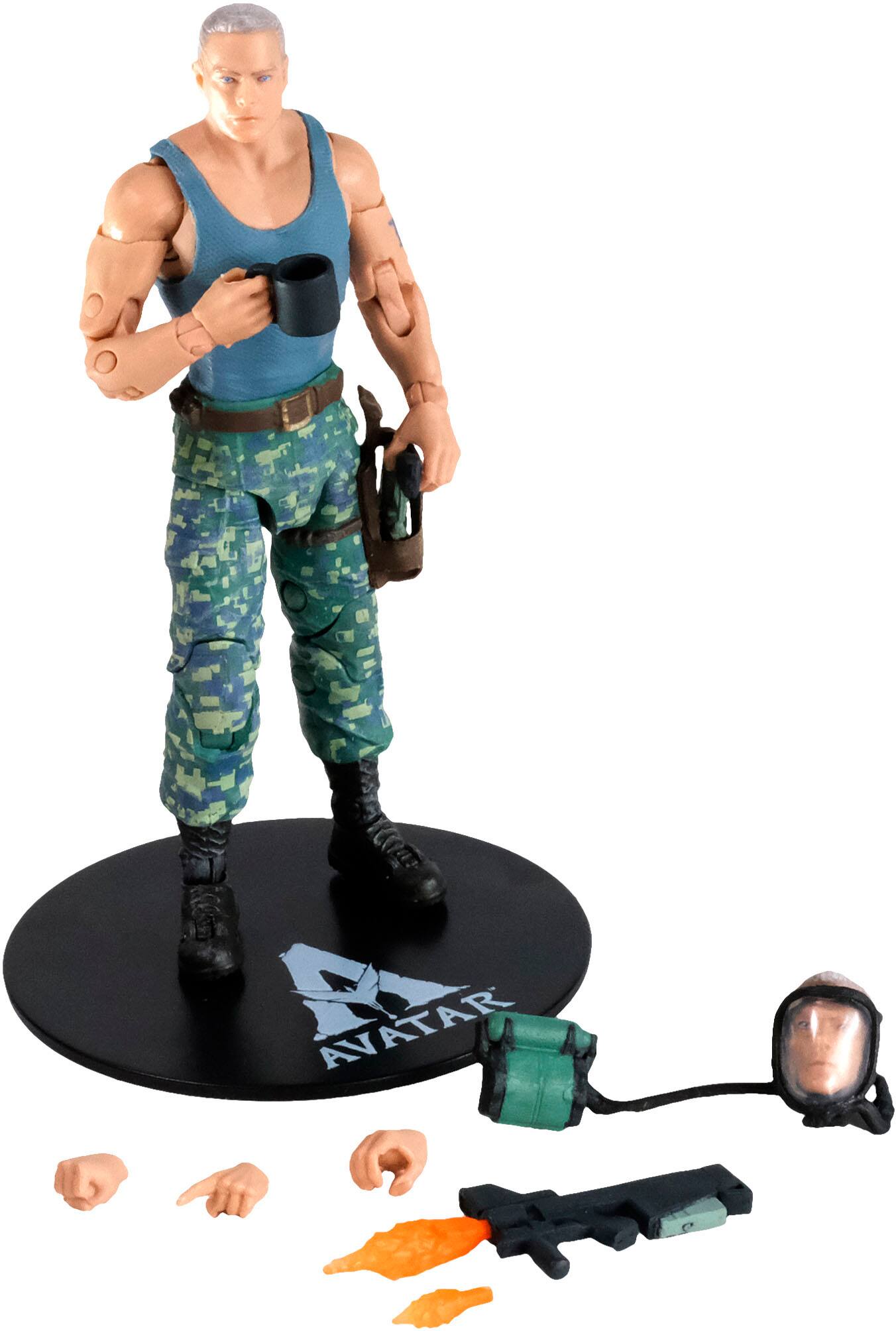 McFarlane Toys Avatar 7" Miles Quaritch Figure 16303 Open Box Best Buy