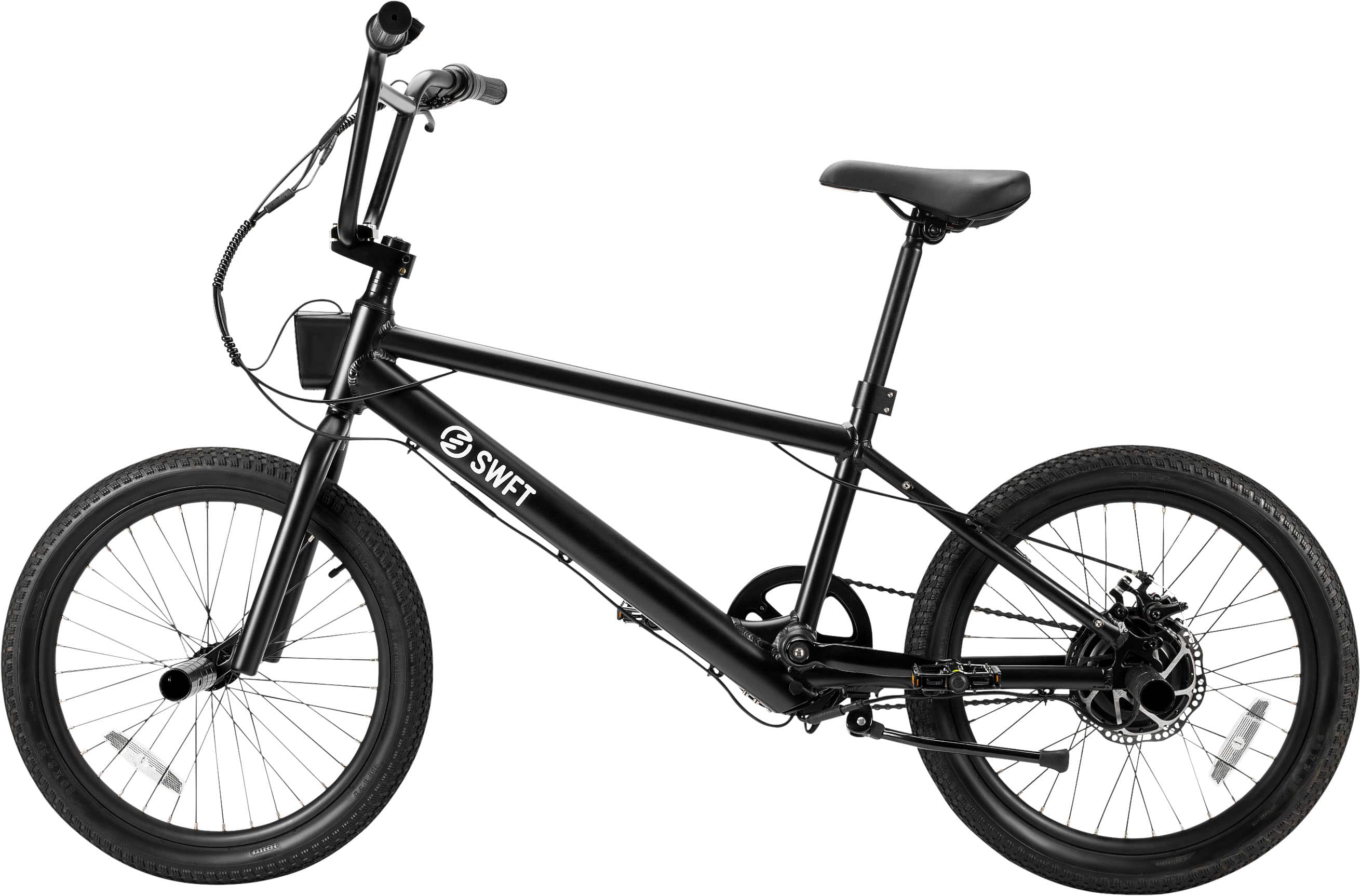 Angle. SWFT - BMX eBike w/ 35mi Max Operating Range & 20 mph Max Speed - Black.