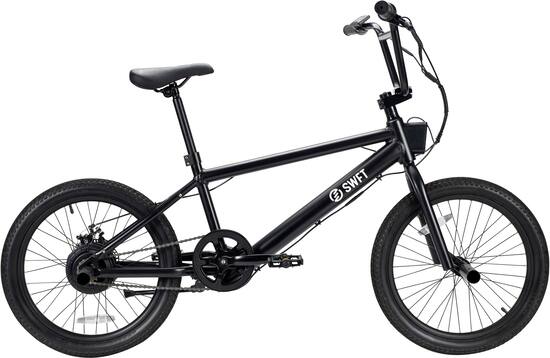SWFT BMX eBike w 35mi Max Operating Range 20 mph Max Speed Black SWFT BMX BLK Best Buy