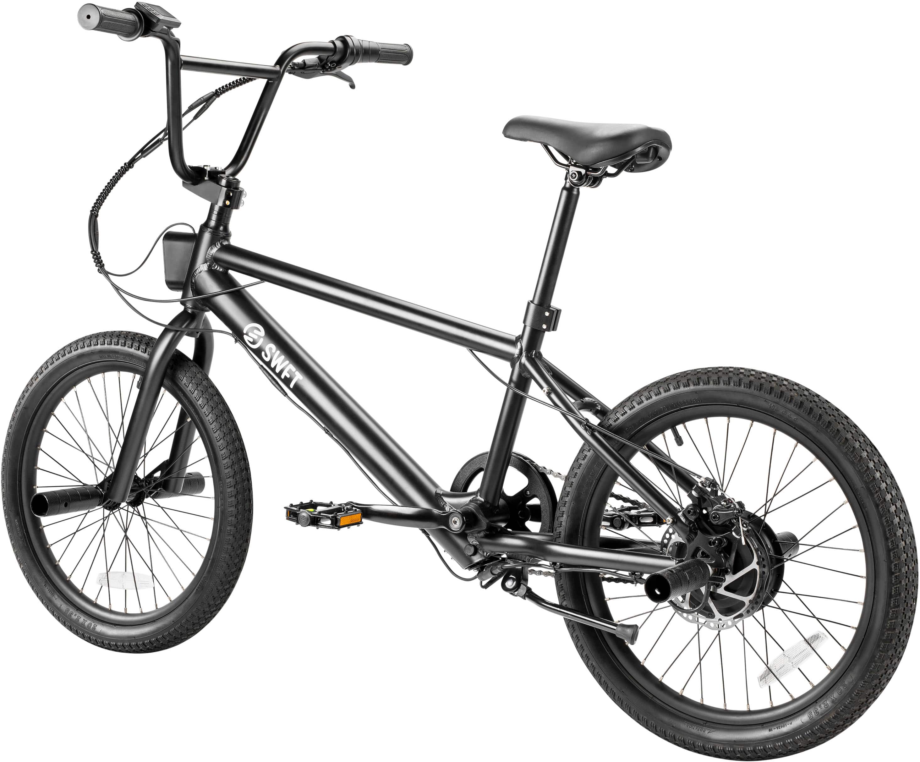 Alt View 11. SWFT - BMX eBike w/ 35mi Max Operating Range & 20 mph Max Speed - Black.